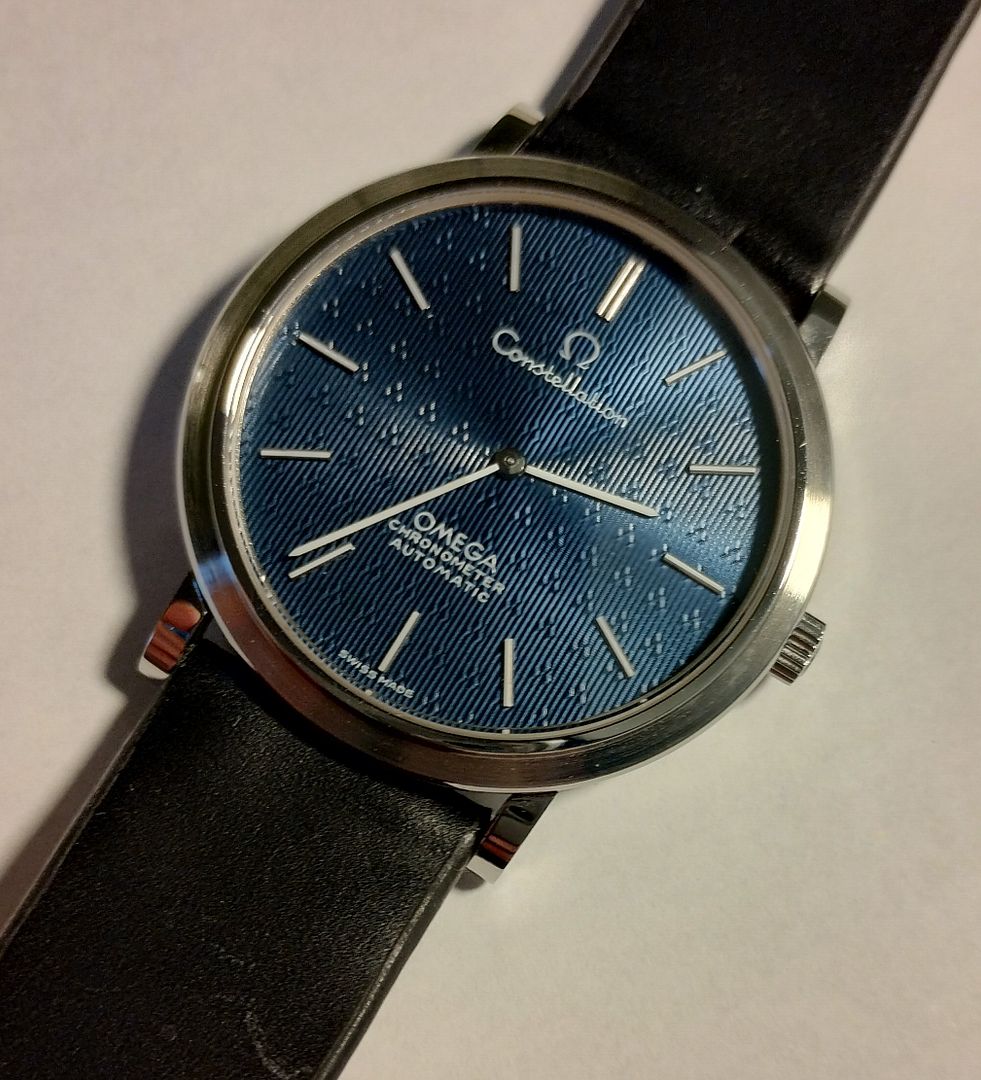 Omega Constellation chronometre automatique 157.0001 - cadran tapisserie bleu Dcfb7f6f-bd22-4657-8eb1-19d2979ef3d3