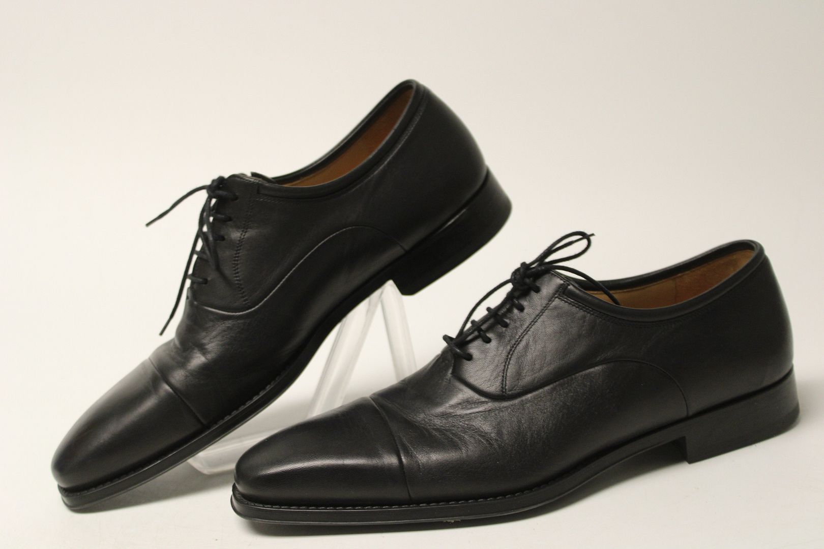 Magnanni Federico Cap Toe Oxford Mens 11 D Blacck Leather 