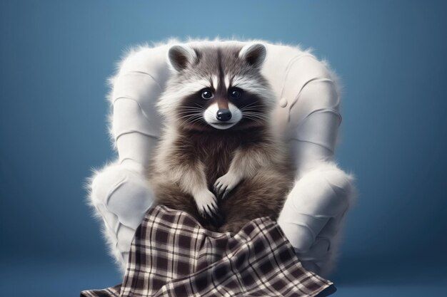 fluffy-raccoon-sitting-chair_864588-53018-468450804