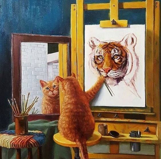 cat selfie