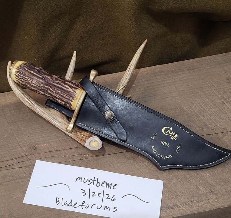WTS: Case 80th Anniversary Bowie Fat stag | BladeForums.com