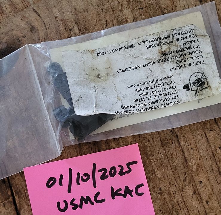 Knights KAC rear sight 600M USMC - AR15.COM
