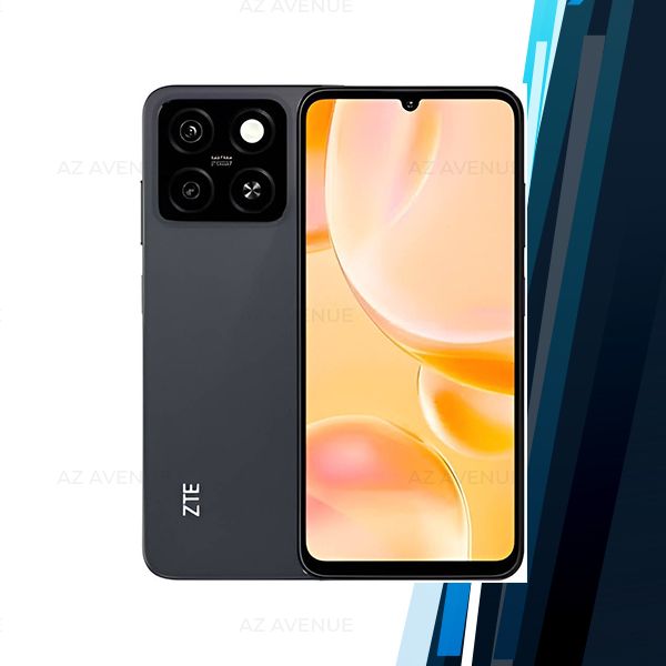 スマートフォン本体 ZTE Blade A55 128GB 4gb RAM ZTE Blade A55 Android Cell Phone (Black/4GB+128GB/Dual SIM