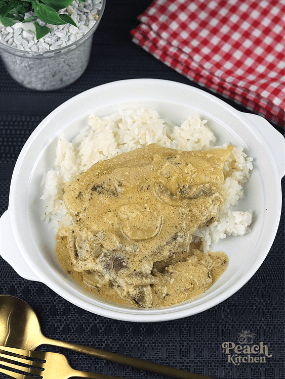 Creamy Mushrooms Pork Chops