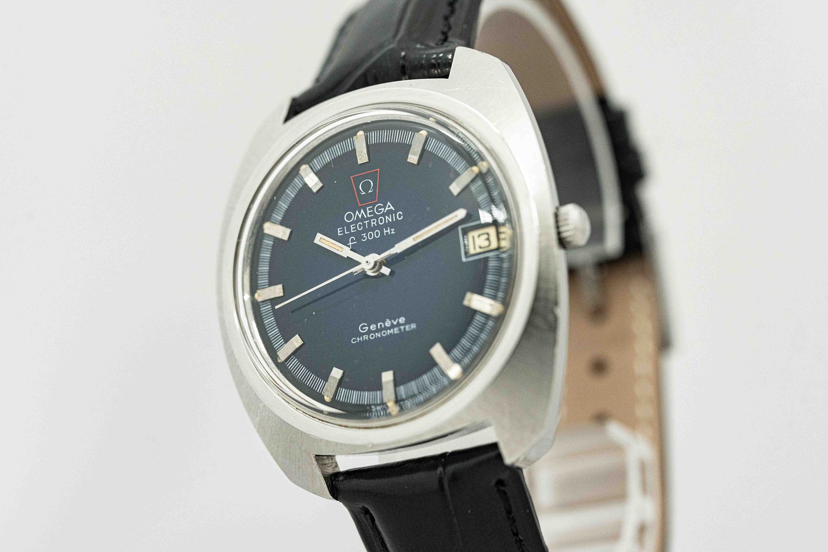 Omega f300Hz Electronic Geneve Chronometer Cal.1250 - Blue