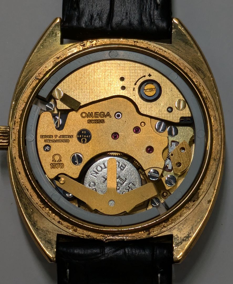 Exc+5* Vintage OMEGA Seamaster Cal.1370 Quartz Gold Push Exc+5* Vintage OMEGA Seamaster Cal.1370 Quartz Gold Push