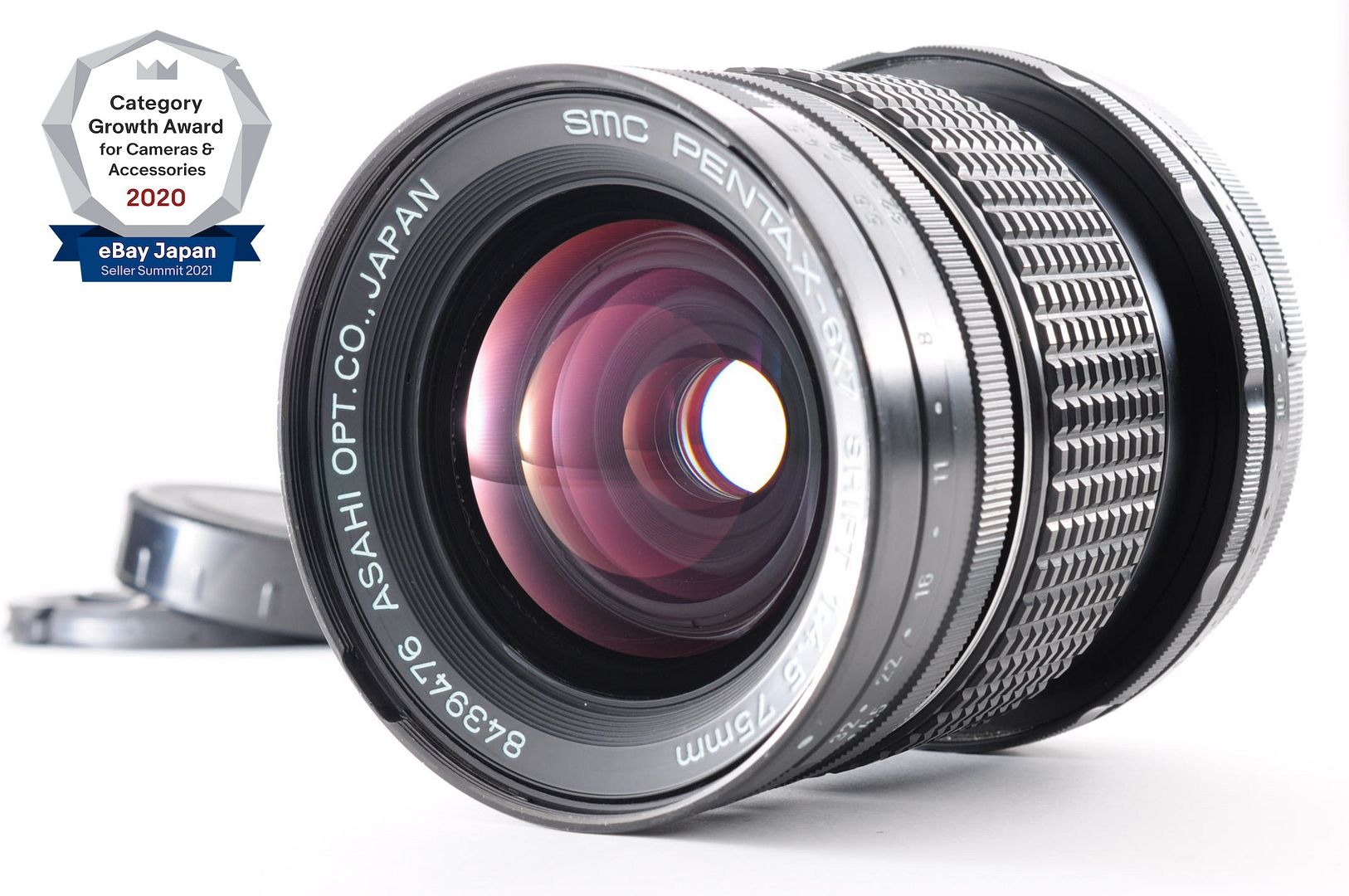 Optics MINT** SMC Pentax 6x7 75mm f/4.5 Shift Lens + Cap For 6x7