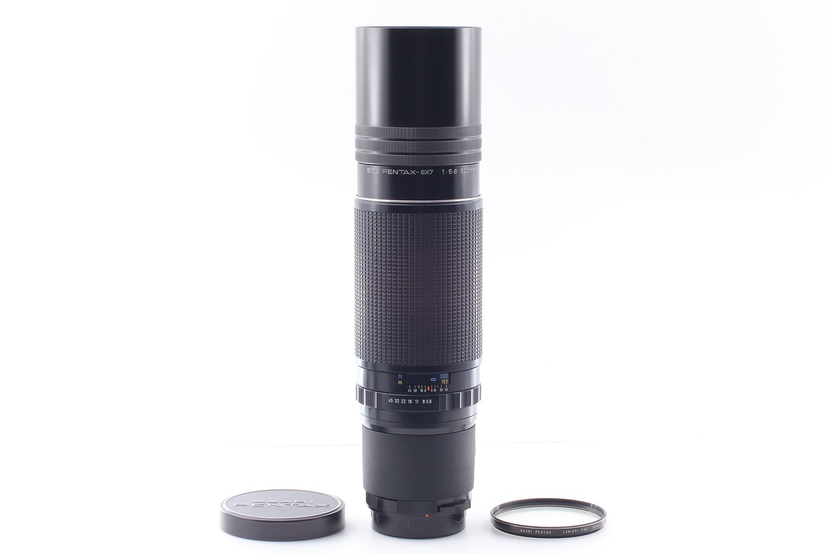 TOP MINT** SMC Pentax 6x7 500mm f/5.6 + Cap & Filter For 6x7