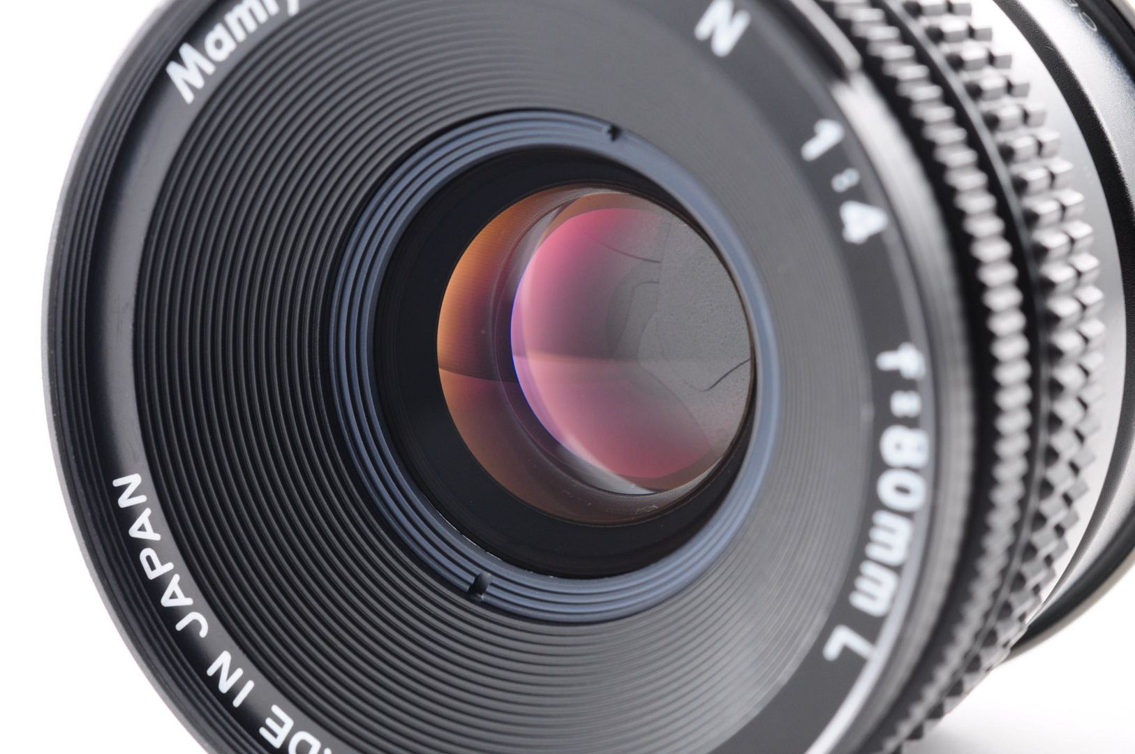 MINT w/Hood** Mamiya N 80mm f/4 L Standard Lens + Cap For Mamiya 7