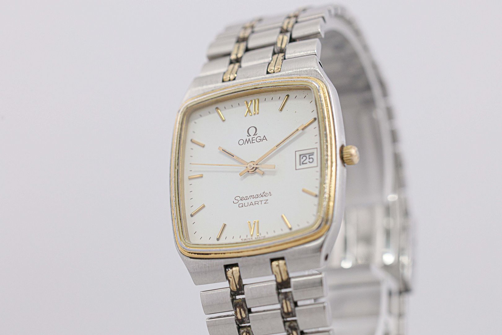 No Tariffs* Vintage OMEGA Seamaster Cal.1430 Quartz Roman White