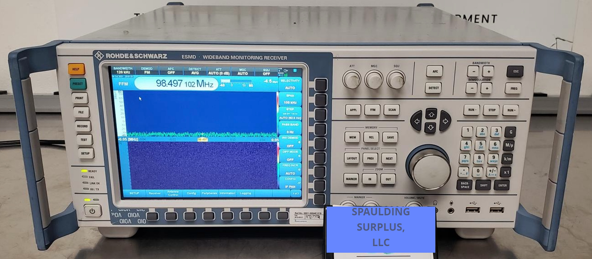 受信機 ISM BAND MONITOR RBM2400 ISM BAND MONITOR RBM2400
