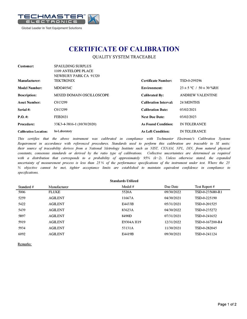 MDO4054C_Cal_Certificate-page-001