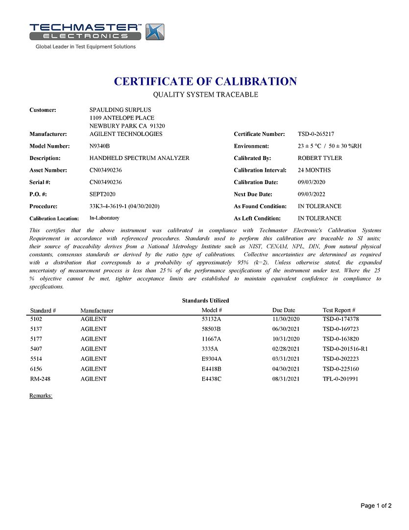 N9340B_Cal_Certificate_page_001