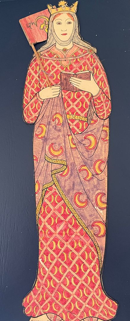 Eleanor of Aquitaine paper doll circa 1979