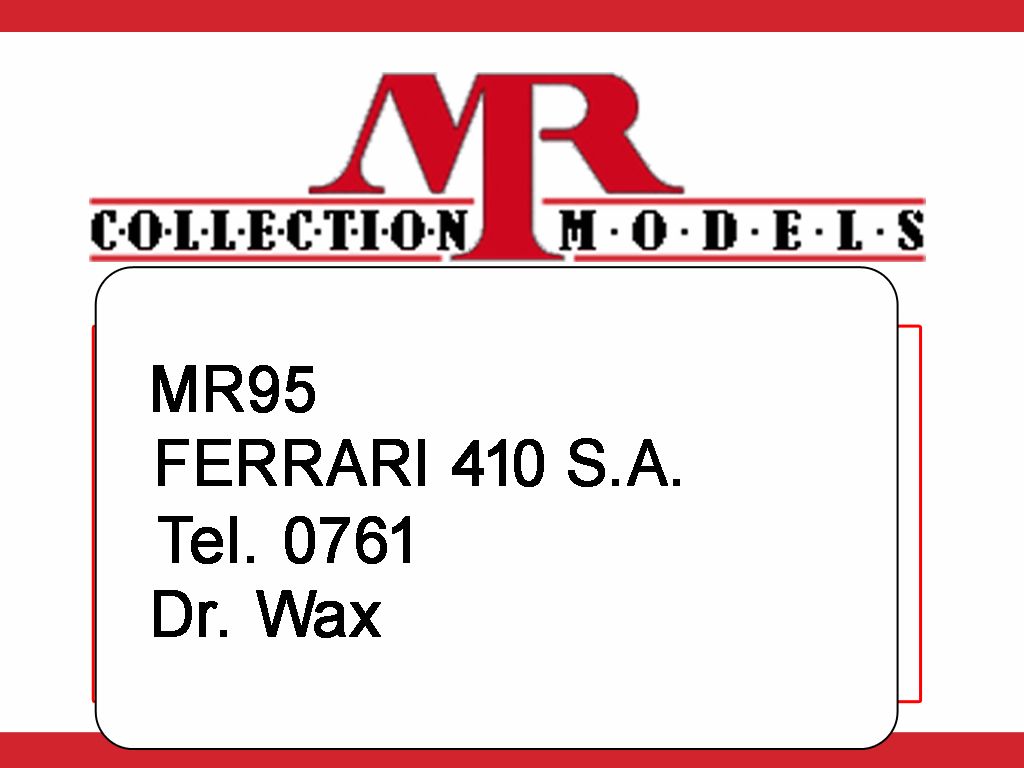 Ferrari 410 SA Wax 1956