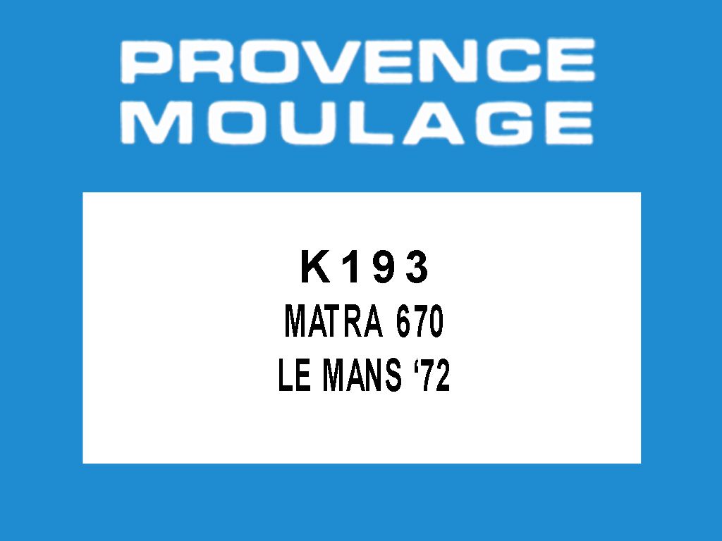 Matra MS 670 1972