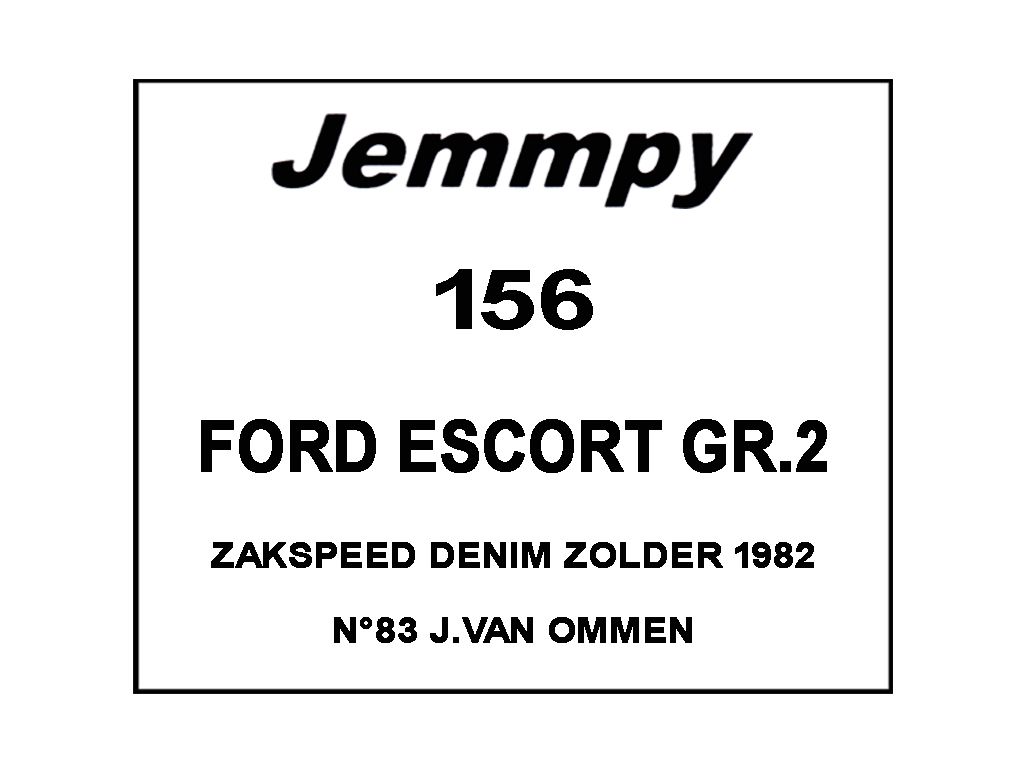 Ford Escort RS GR2 1982