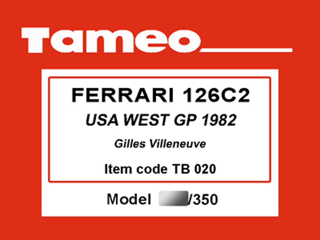 Ferrari 126C2 1982