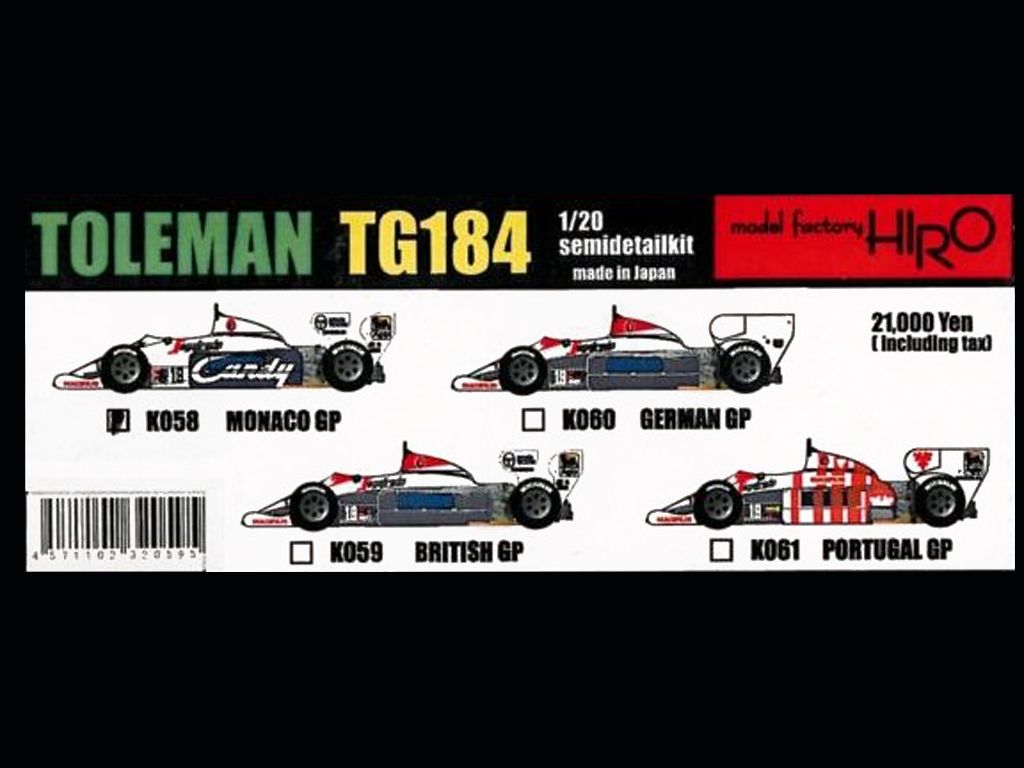 Toleman TG184 1984