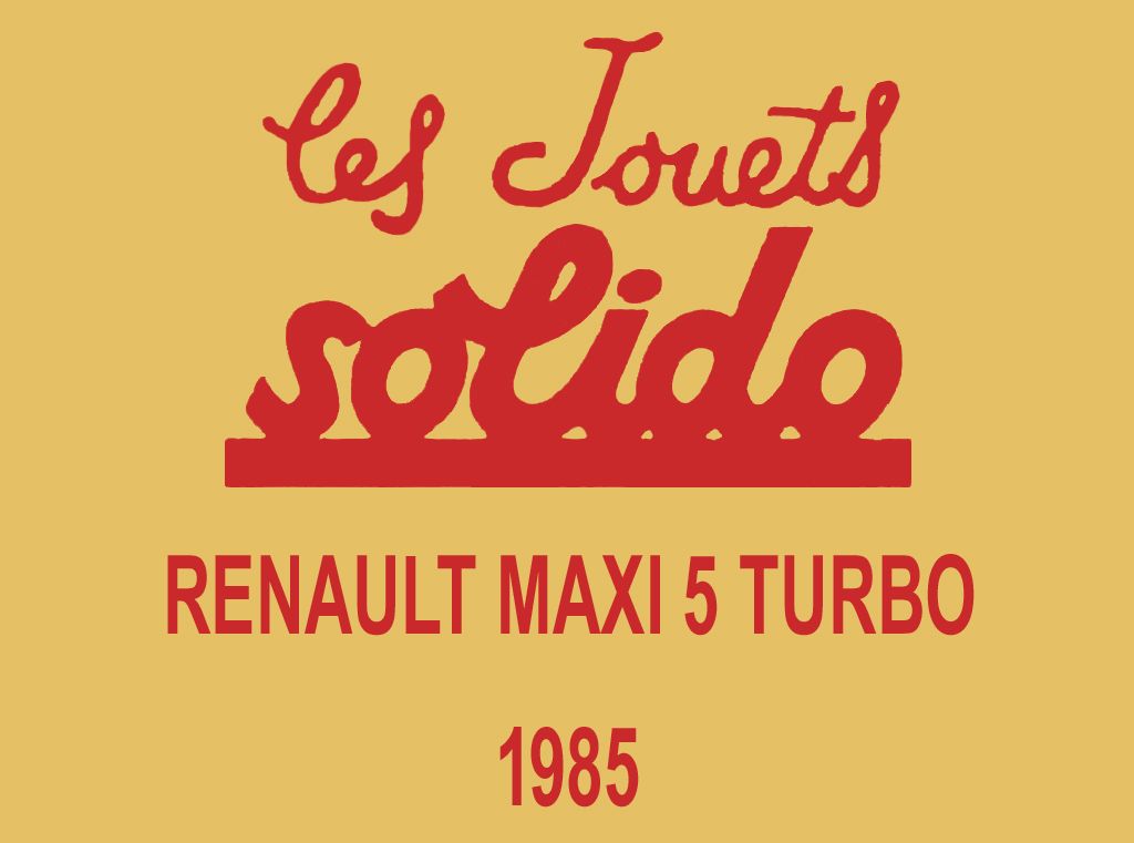 Renault 5 Maxi Turbo 1985