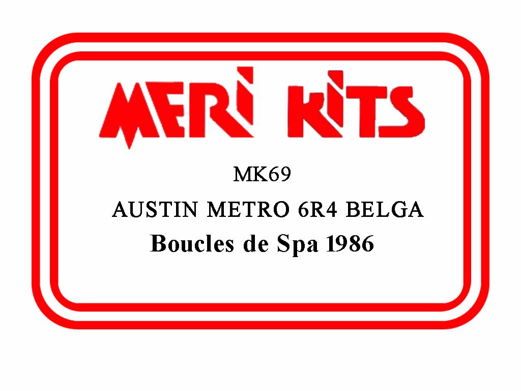 Austin Metro 6R4 1986