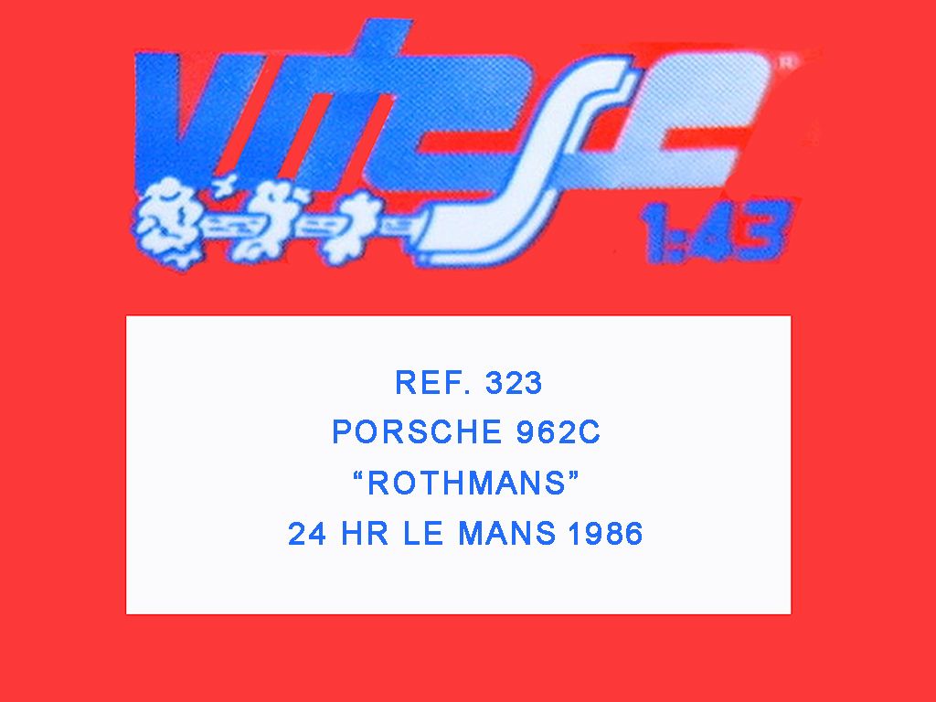 Rothmans Porsche 962C
