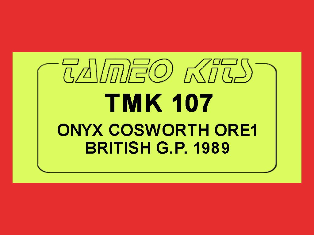 Onyx ORE 1 Ford 1989