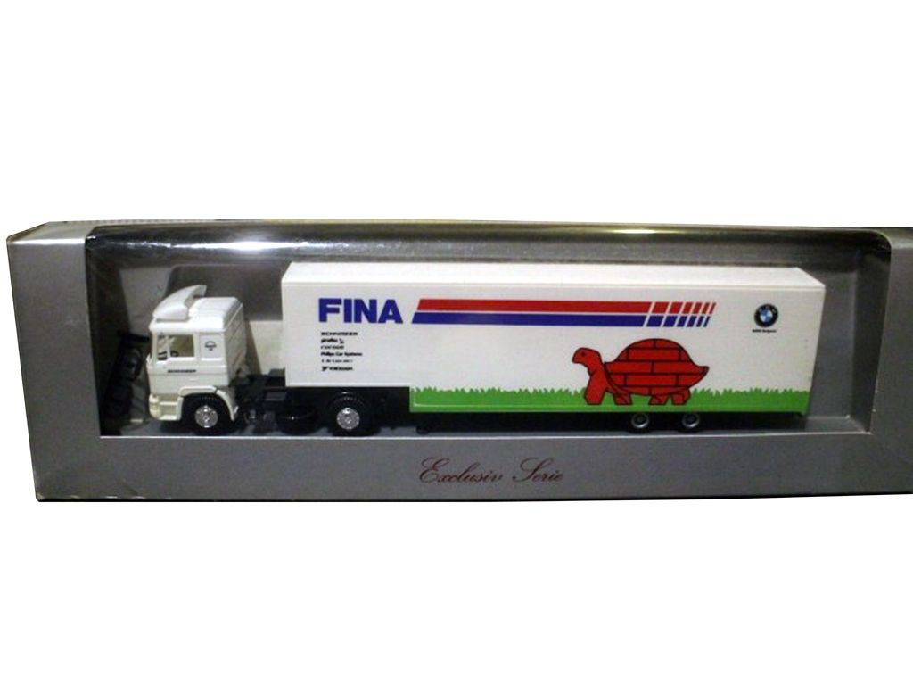 MAN F90 racetransporter "Fina-Batibouw"