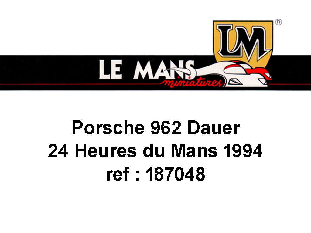 Dauer 962 Le Mans 1994