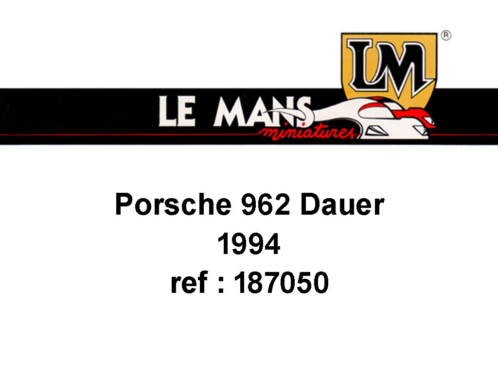 Porsche 962 Dauer 1994