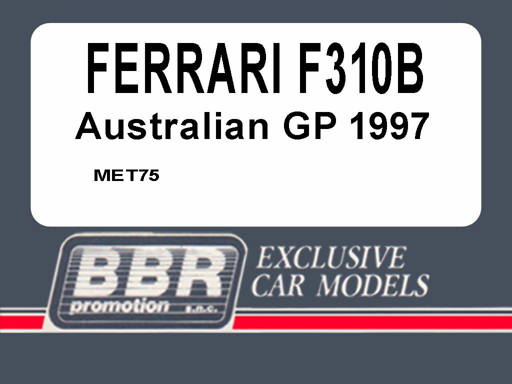 Ferrari F310B 1997