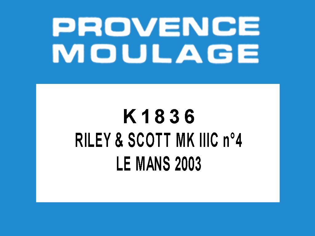 Riley & Scott MK IIIC 2003