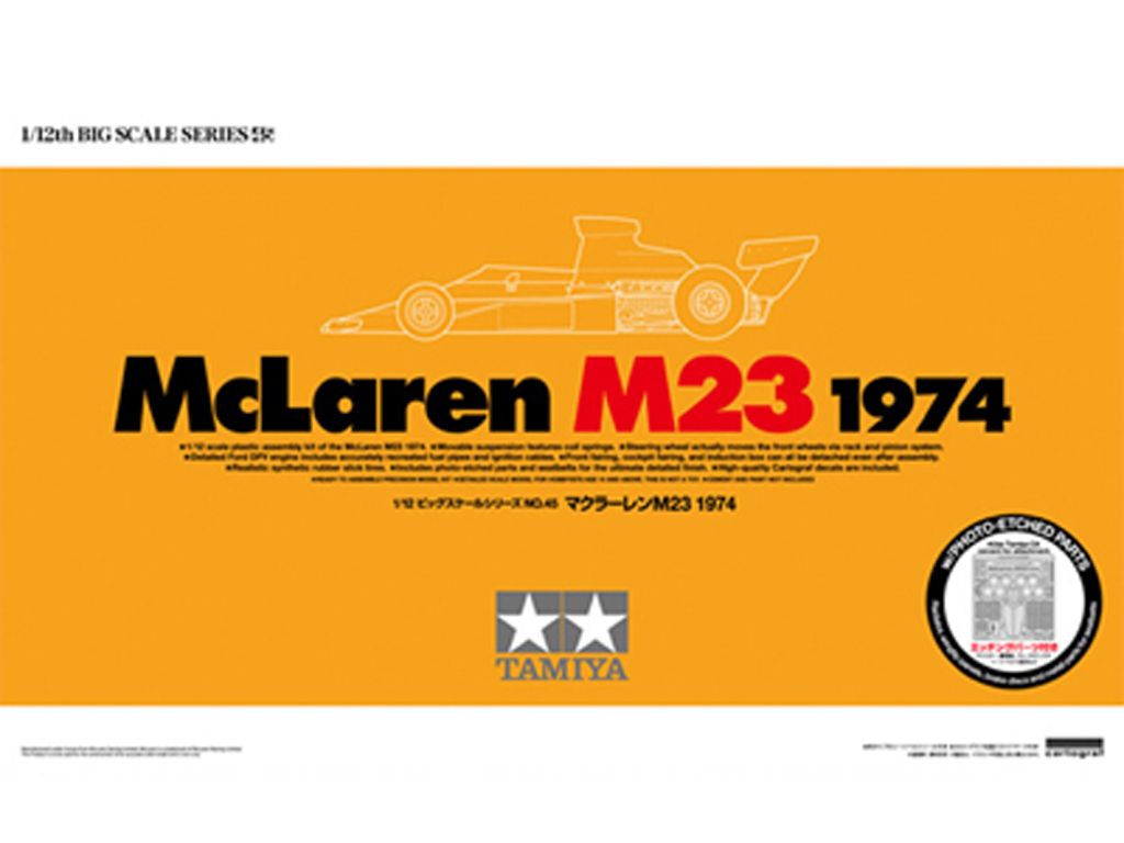 McLaren M23 1974 - w/Photo Etched Parts