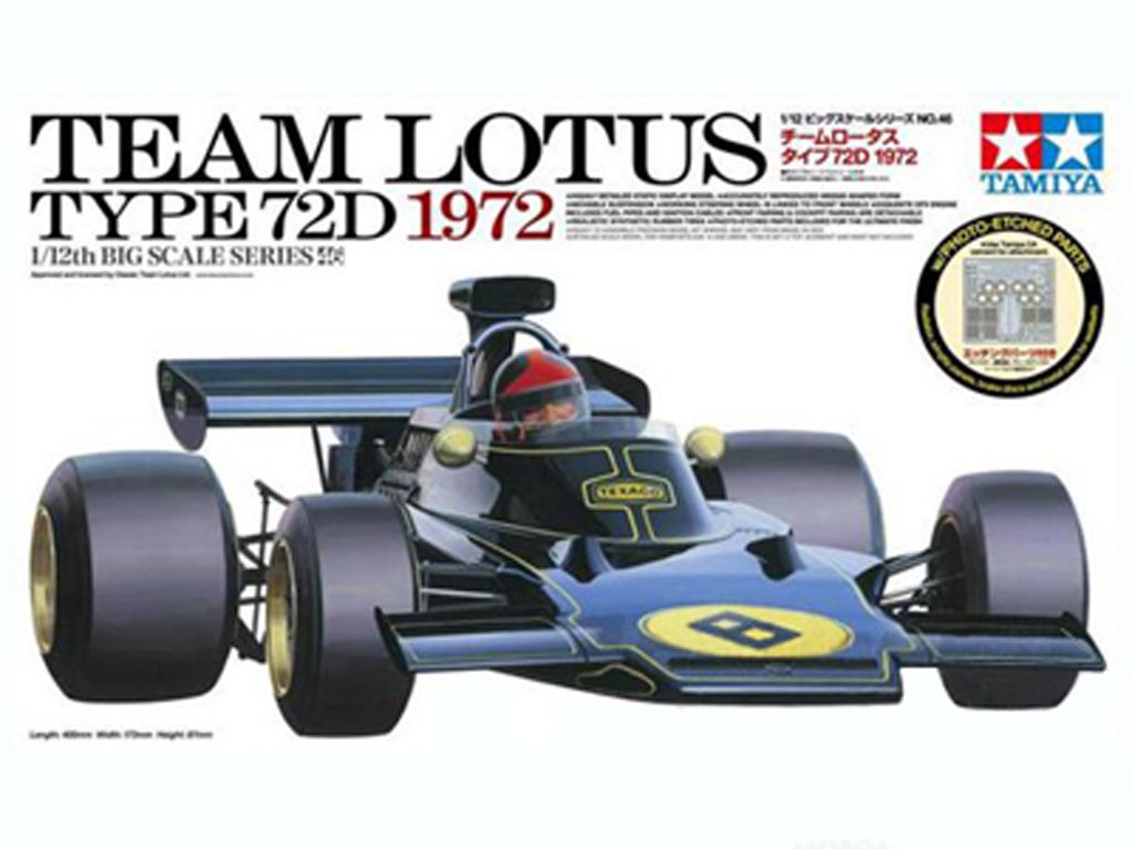 Team Lotus Type 72D 1972 - w/Photo Etched Parts