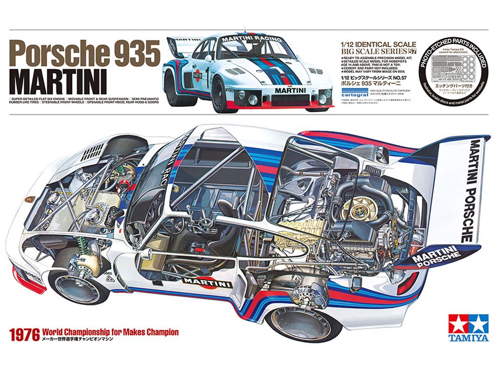 Porsche 935 Martini (w/Photo-Etched Parts)