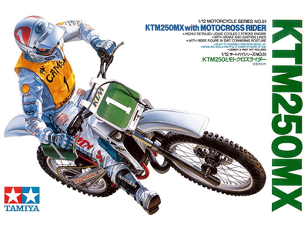 KTM 250MX with Motocross Rider
