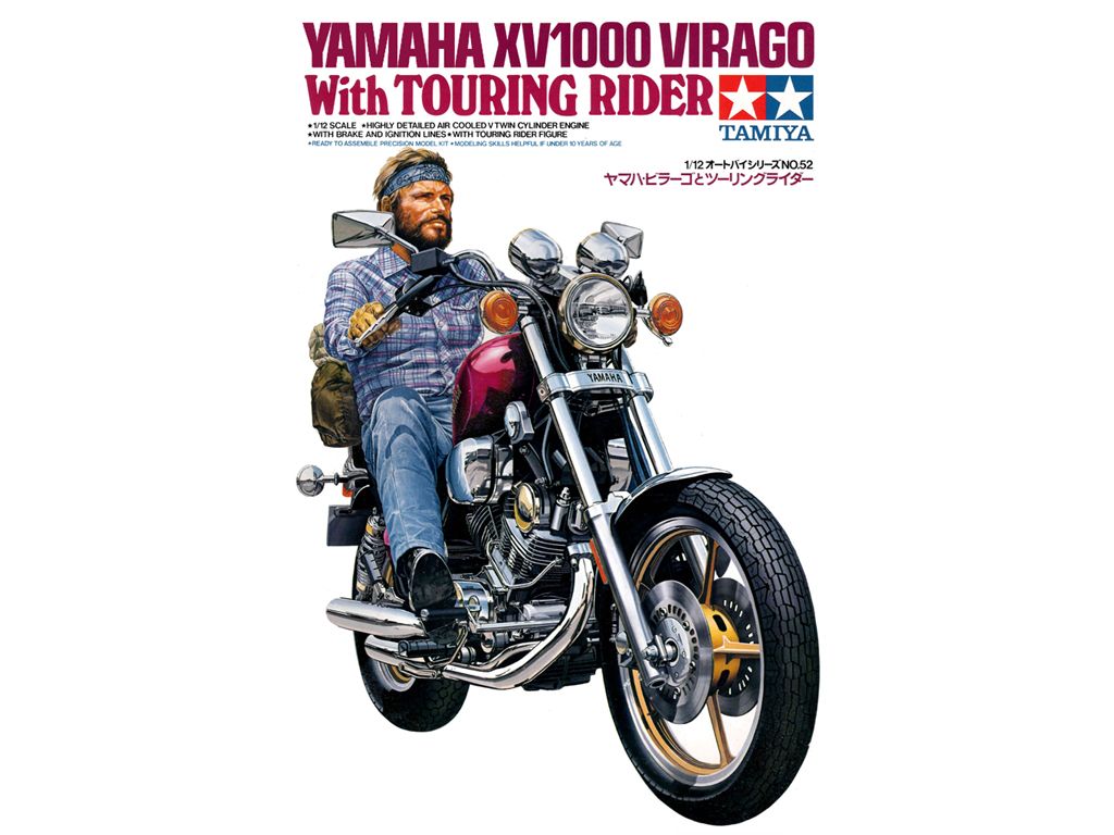 Yamaha XV1000 Virago with Touring Rider
