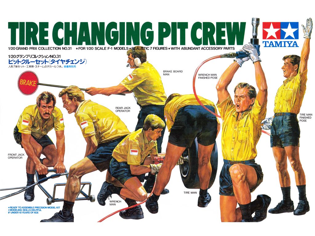 Tire Changing Pit Crew