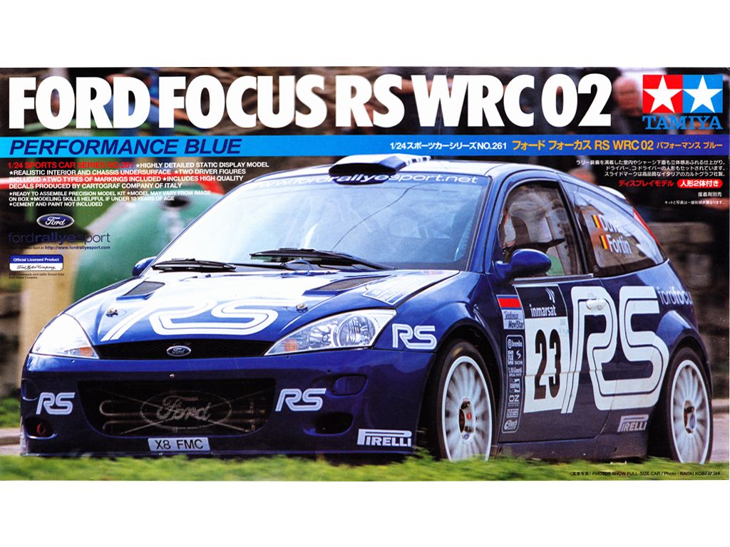 Ford Focus RS WRC 2002 Performance Blue