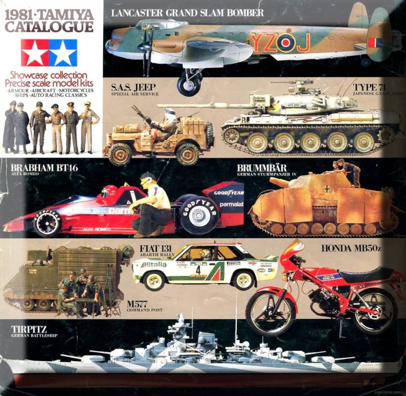 Tamiya catalog 1981