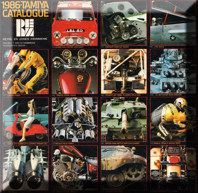 Tamiya catalog 1986