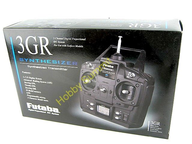 Futaba 3GR-FS 3チャンネル40MHz合成HRS R/Cラジオ Futaba 3GR-FS 3-Channel 40MHz Synthesized HRS R/C Radio Set