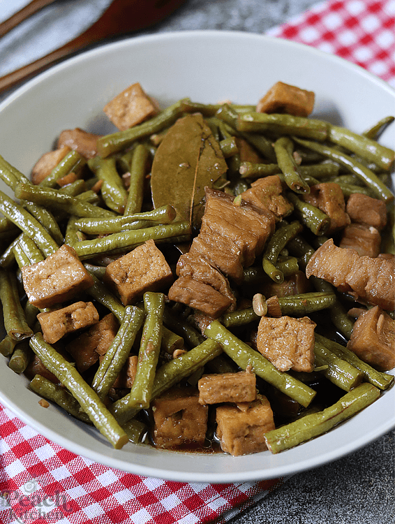 Adobong Sitaw with Tofu and Pork