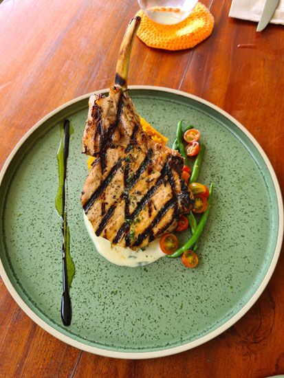 Rosemary Grilled Pork Chop