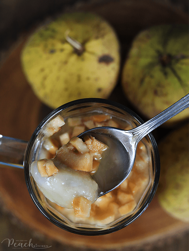 Santol Juice (Cotton Fruit Juice) | www.thepeachkitchen.com