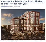 084 - Apartment building for seniors at The Boro on track to open next year