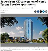 086 - Supervisors OK conversion of iconic Tysons hotel to apartments