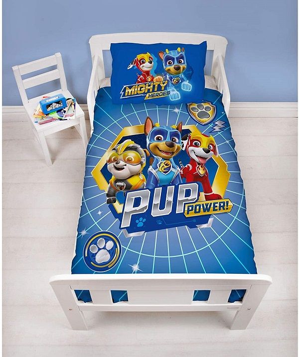 paw patrol cot bed duvet set