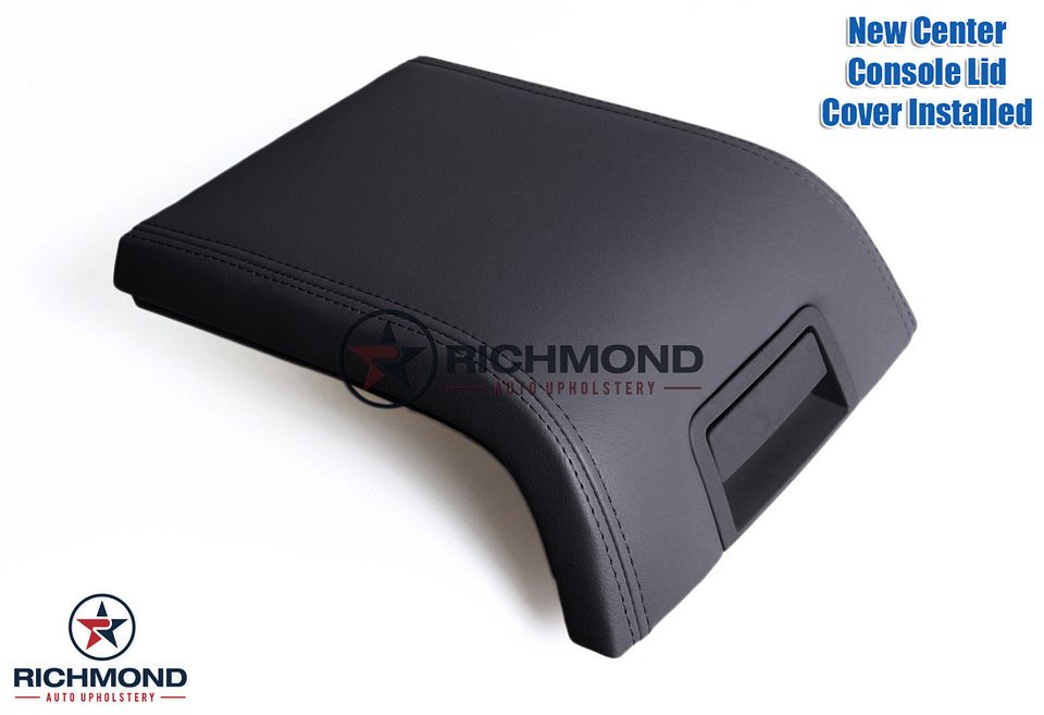 07-14-15-18-Lincoln-Navigator-Center-Console-Lid-Cover-Black-4