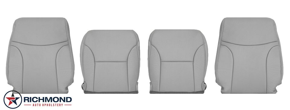 2002-2006-Lexus-ES-Driver-Passenger-Side-Complete-Leather-Seat-Cover-Gray-Perf-1